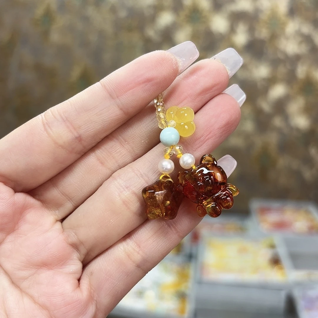琥珀未镶嵌手链琥珀