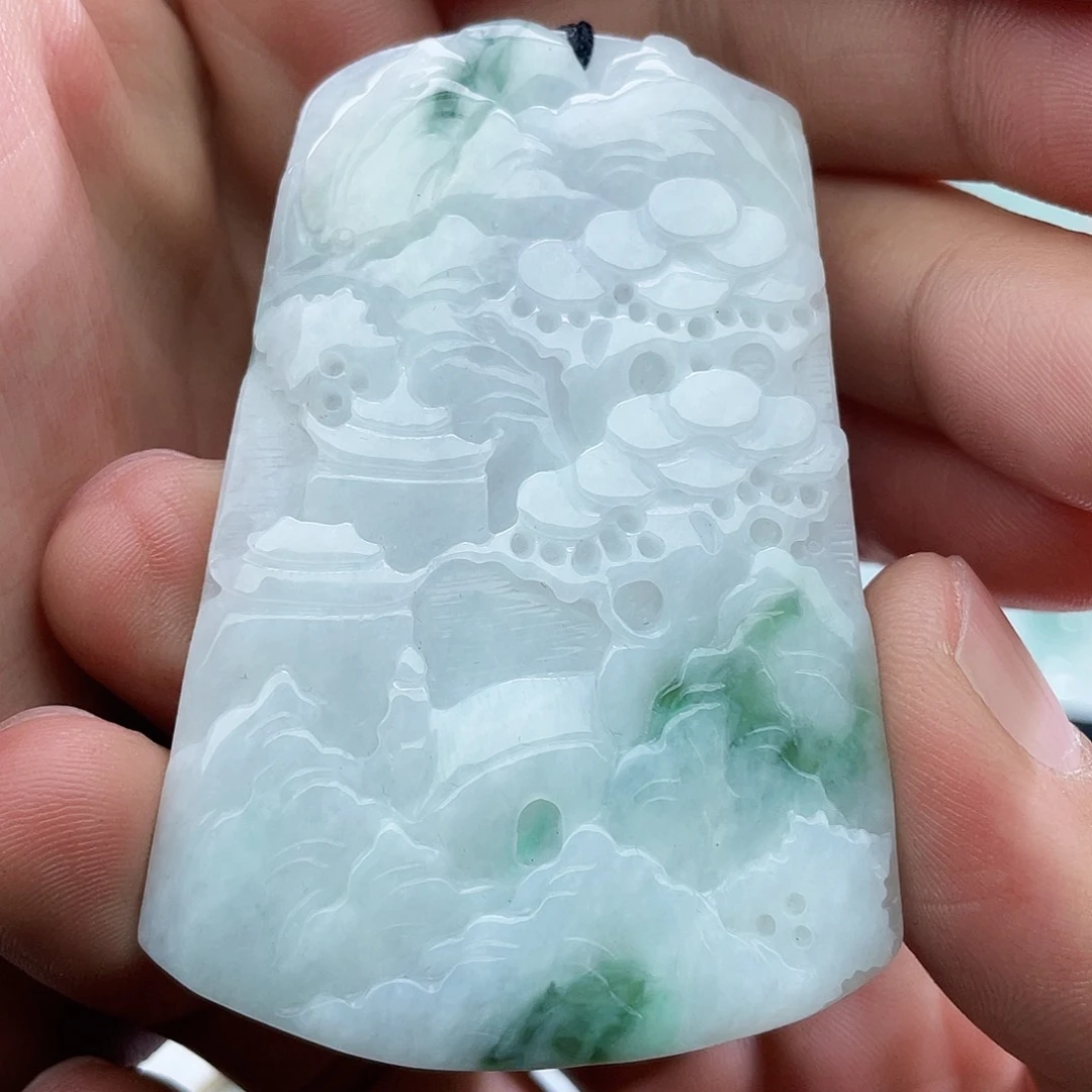 颈饰未镶嵌翡翠堵****空翡翠