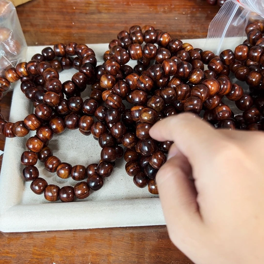 黄花梨/降香黄檀手串/手链14mm桶珠