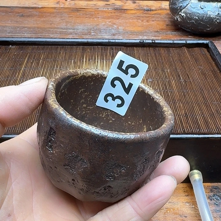 纯手工制作粗陶茶具