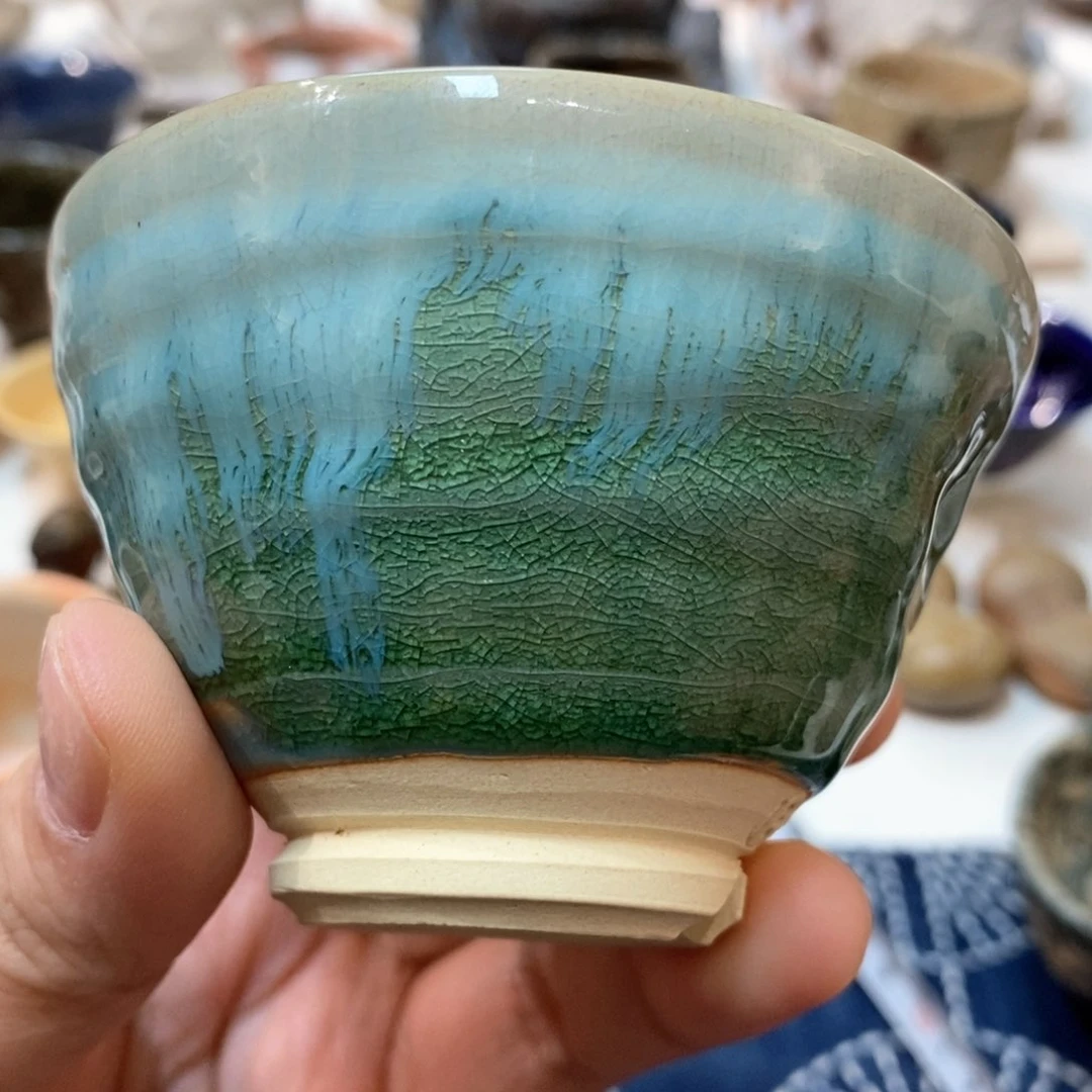 柴烧侘寂粗陶茶具