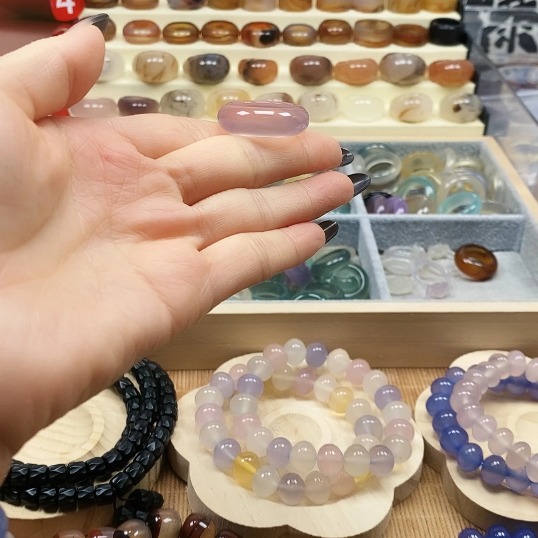 微***^玛瑙/玉髓未镶嵌戒指