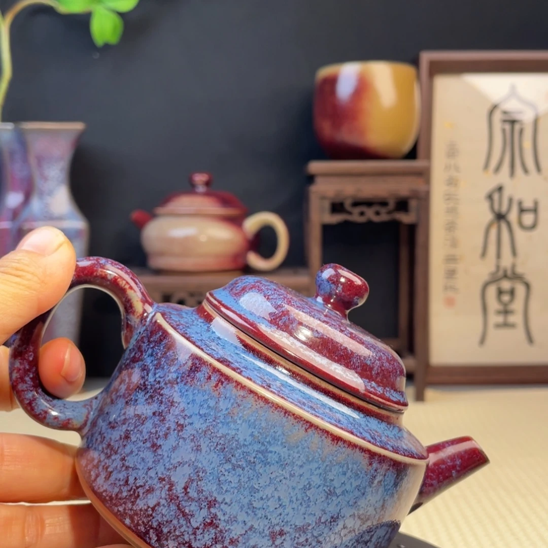 其他钧瓷半手工 茶壶