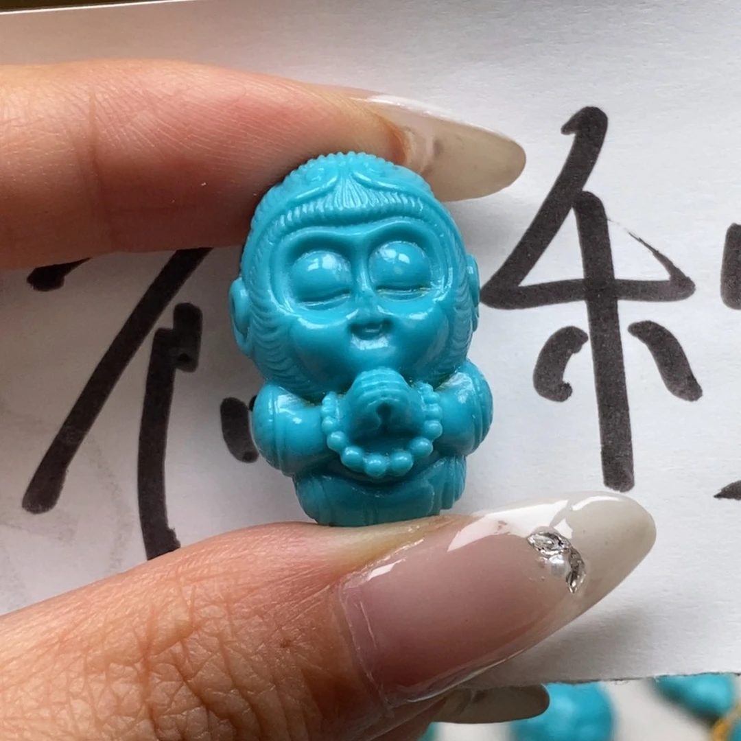 绿松石未镶嵌颈饰