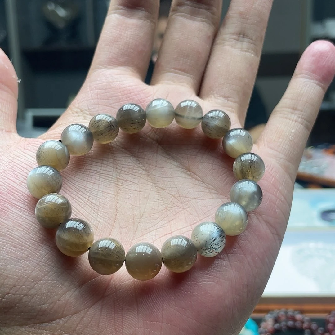 水晶手串未镶嵌?**妹拍二发一