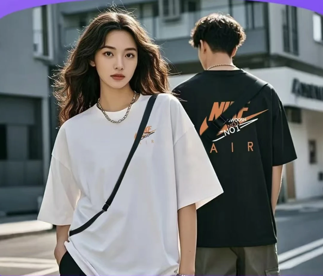 孤品拍这里原创潮牌短袖(下单备注编号)夏季空调纯棉上衣白色