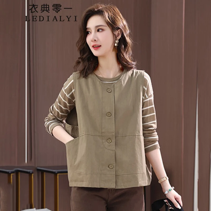 薄款马甲女短款2025春秋季女装新款高档洋气外穿马夹坎肩背心外套