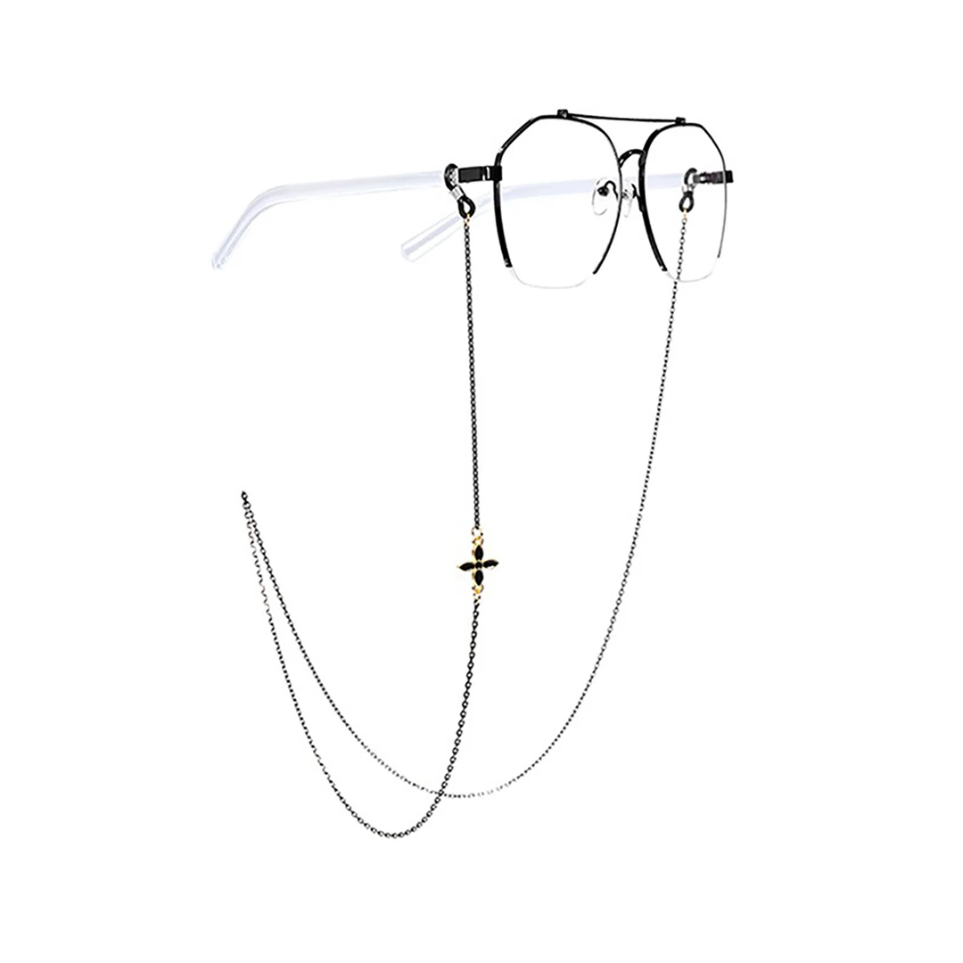 欧美网红时尚眼镜链复古防丢链简约时尚挂绳滑洛丽塔潮人墨镜链