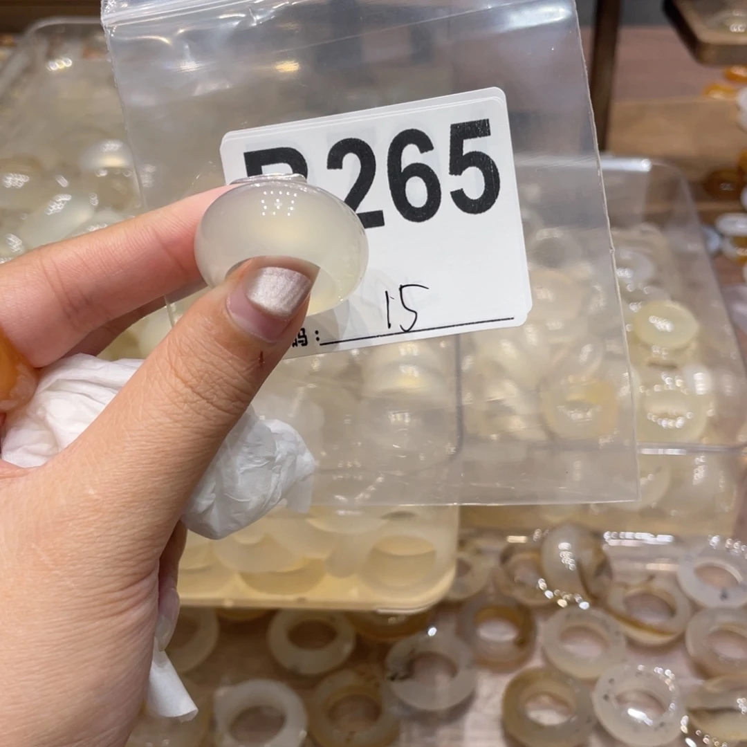 玛瑙/玉髓未镶嵌戒指265