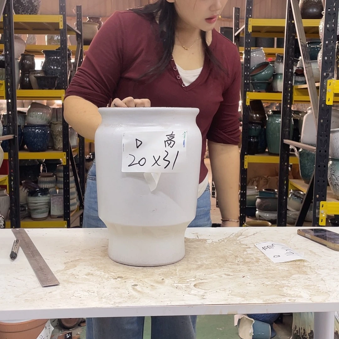 宜兴紫砂粗陶花盆