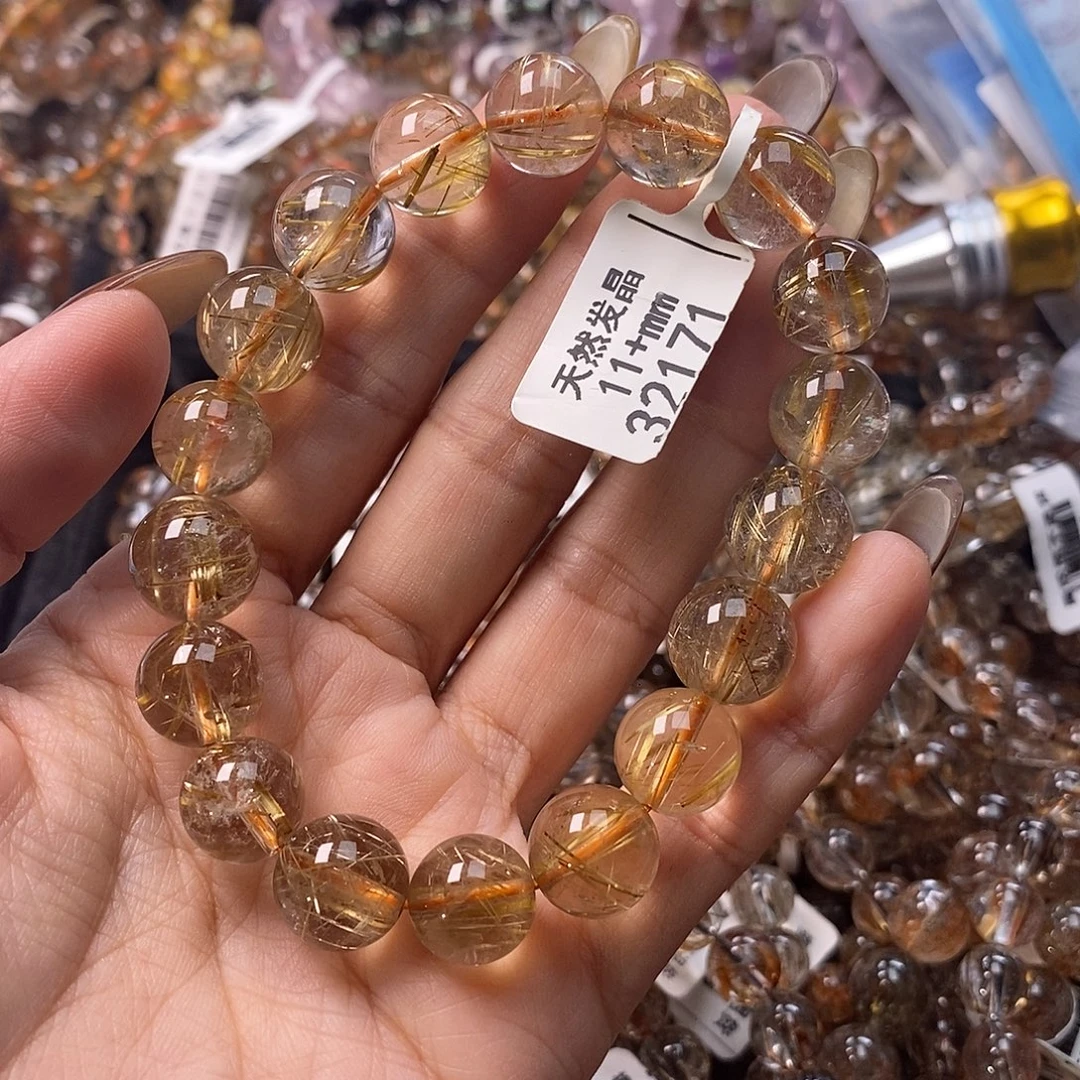 水晶未镶嵌手链水