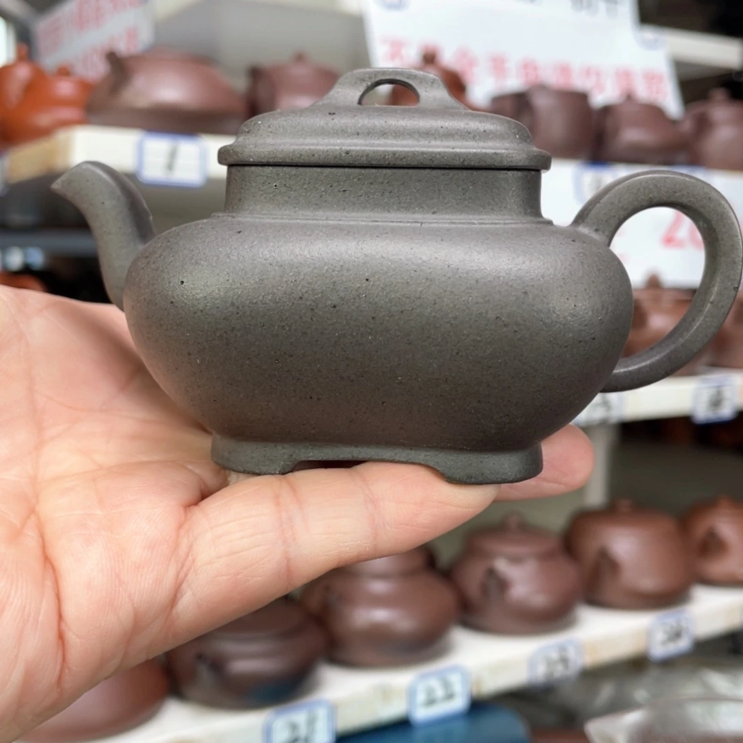 紫砂茶壶蛋****嘟原矿全手紫砂青段