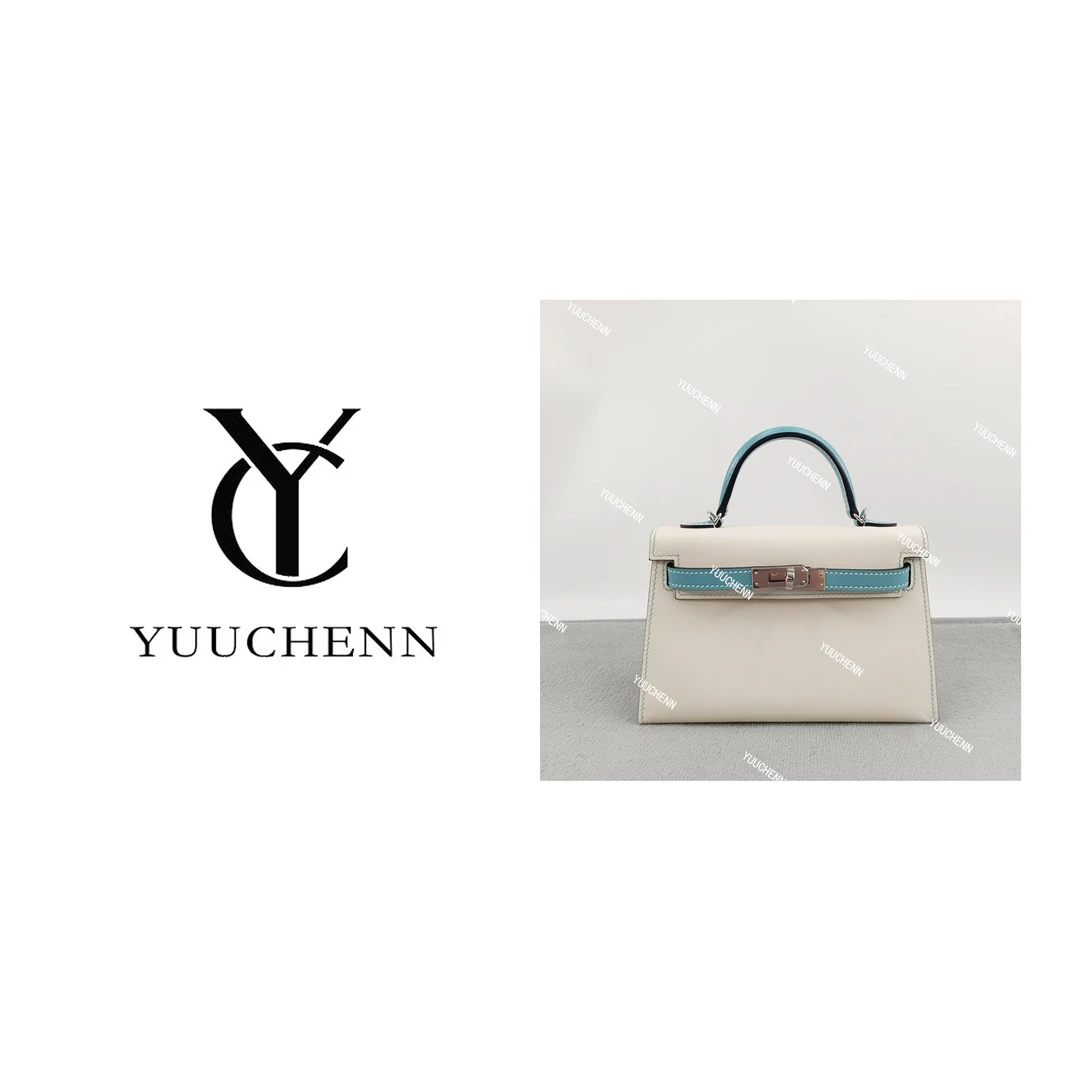 YUUCHENN【手工定制】19cm原创设计高定真皮包 HH4654