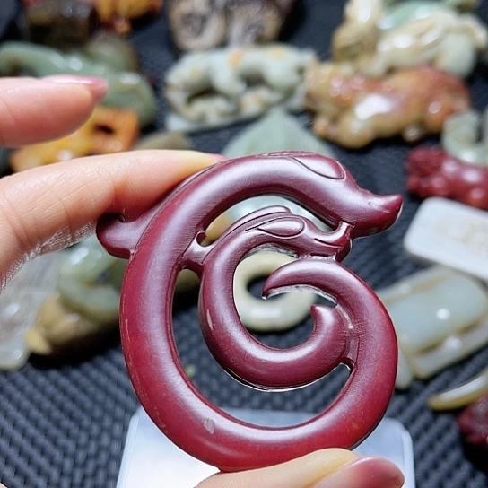 白玉菩提吊坠摆件
