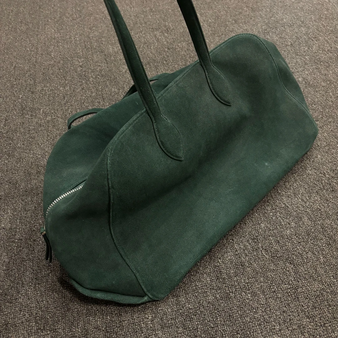 LULU 高级感大容量复古磨砂手提托特包0060