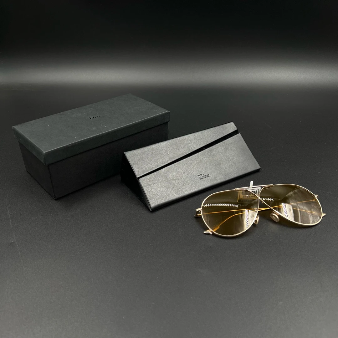 （jp）113 Dior 迪奥 金色太阳镜 均码/全新/5000/