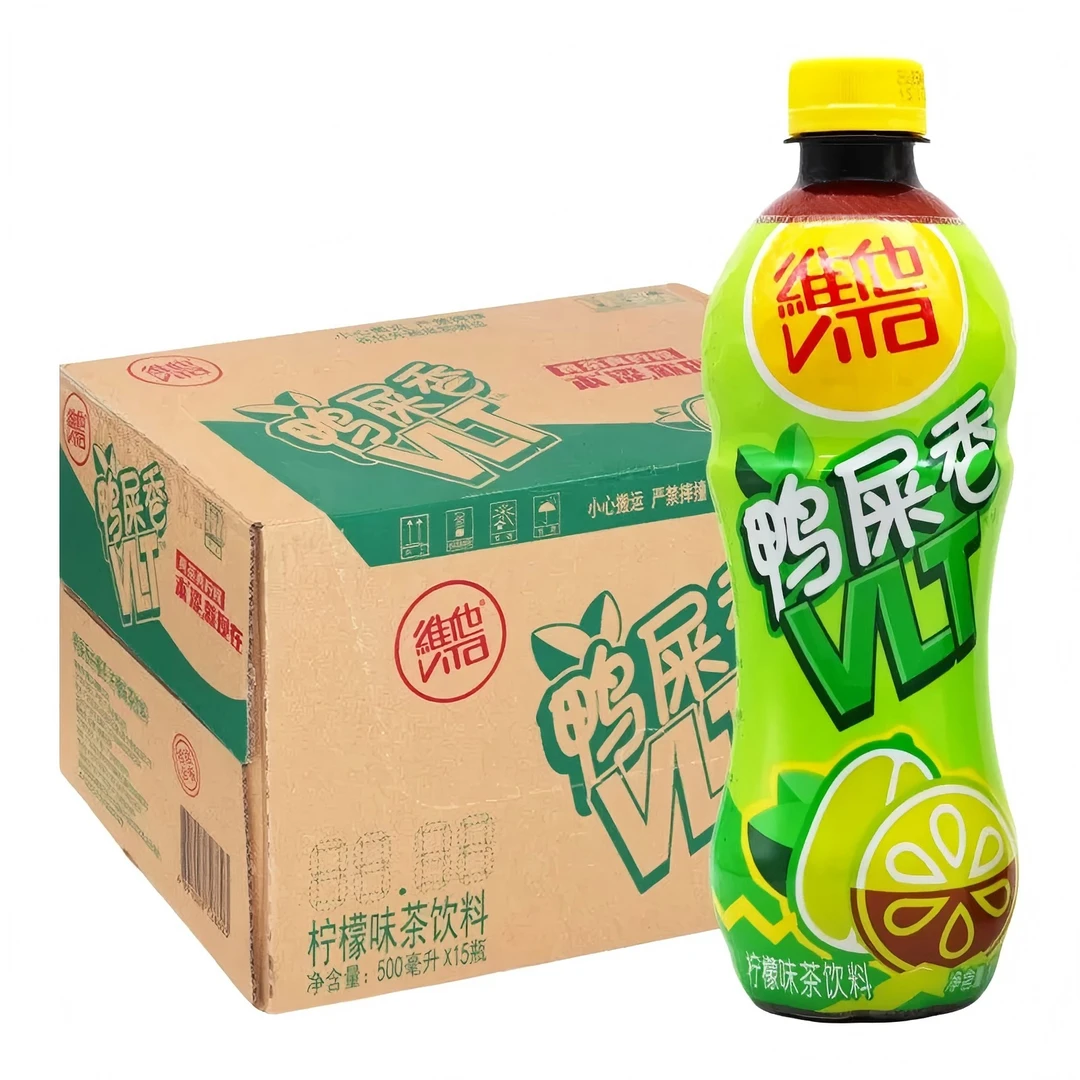维他柠檬茶鸭屎香风味柠檬茶500mL×15瓶鸭屎香柠檬调味茶饮品饮料