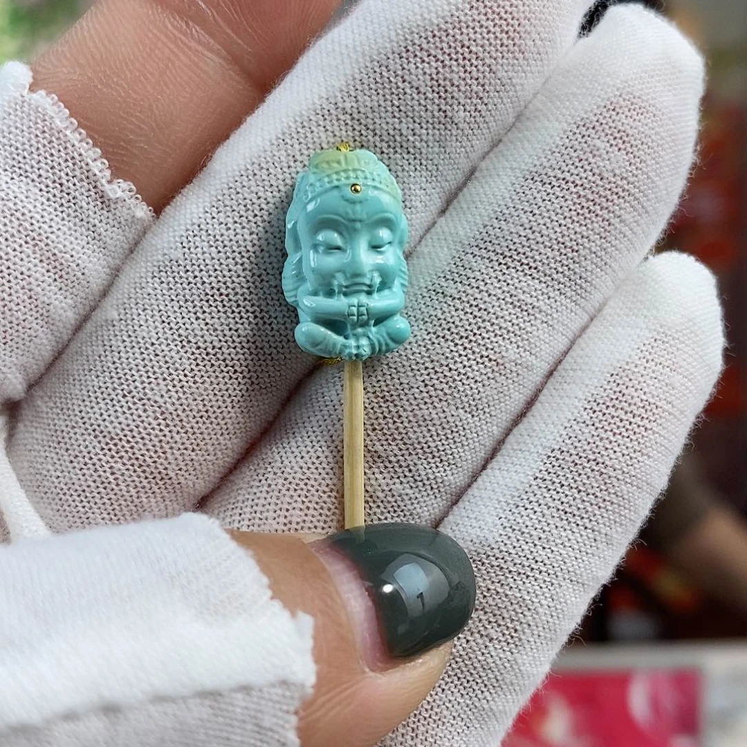 绿松石珠宝奇石未镶嵌