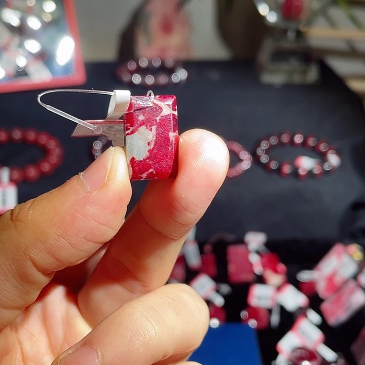 天然辰砂原矿无事牌