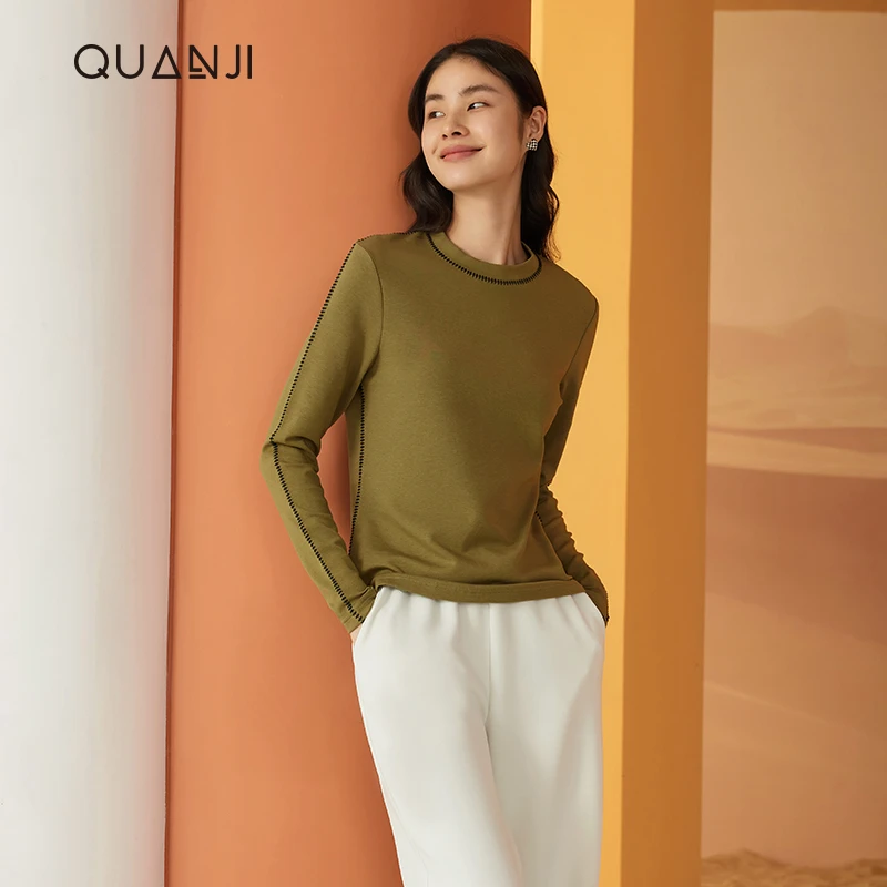 【ZHENXI甄兮】“释放温度”之暖宝宝热特姆软糯时尚修身打底 DJT1321