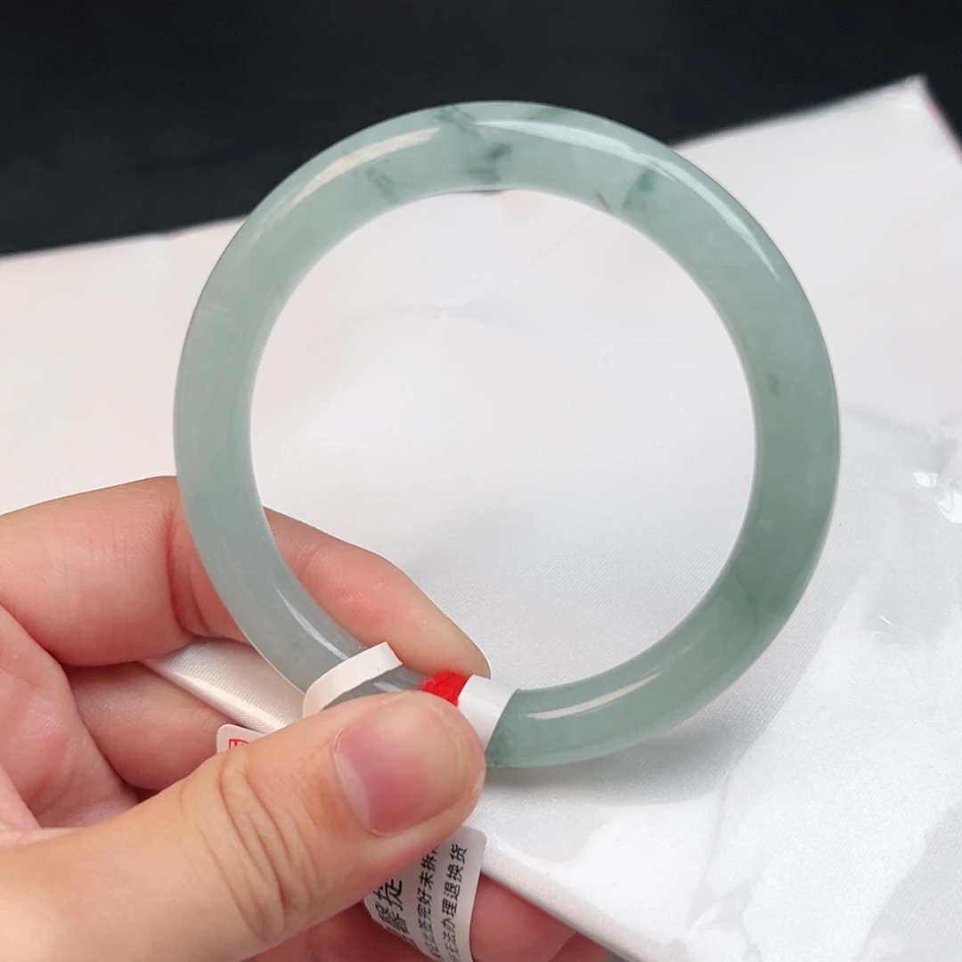 翡翠未镶嵌手镯b0331-16