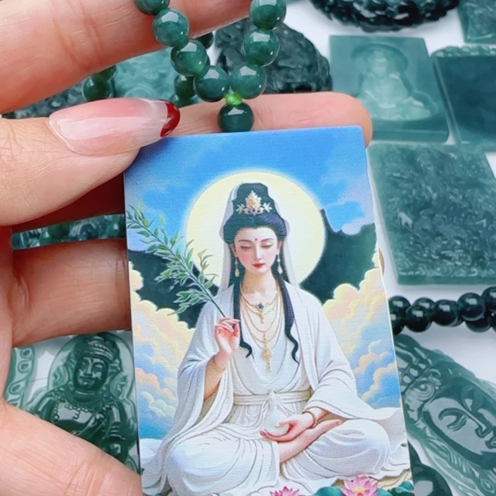 翡翠未镶嵌颈饰多样性发货天然A货翡翠