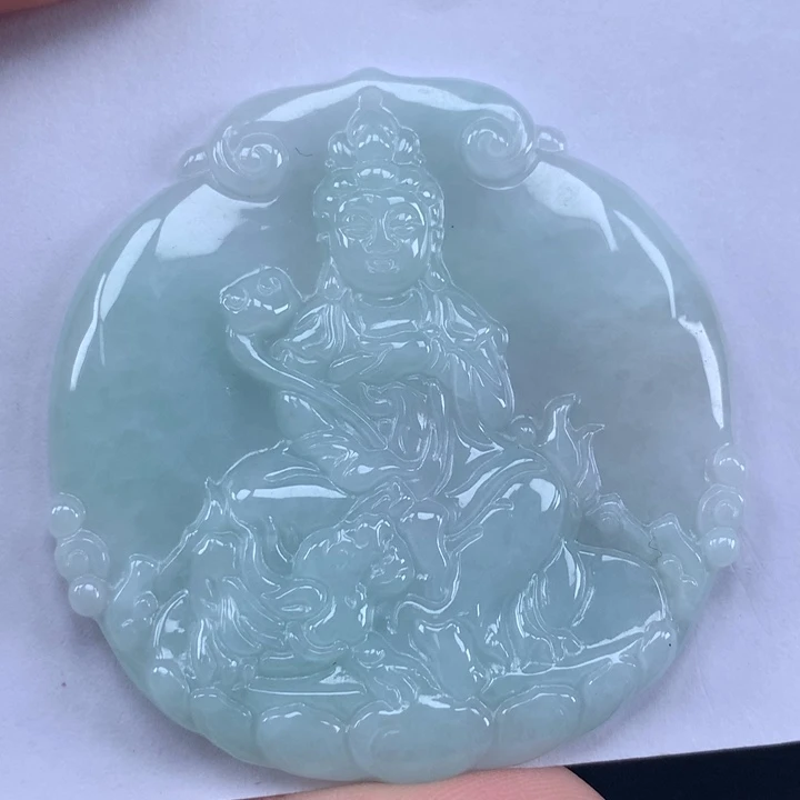 颈饰未镶嵌翡翠文殊