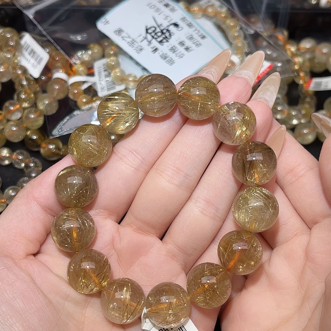 未镶嵌手串发晶卡15➕