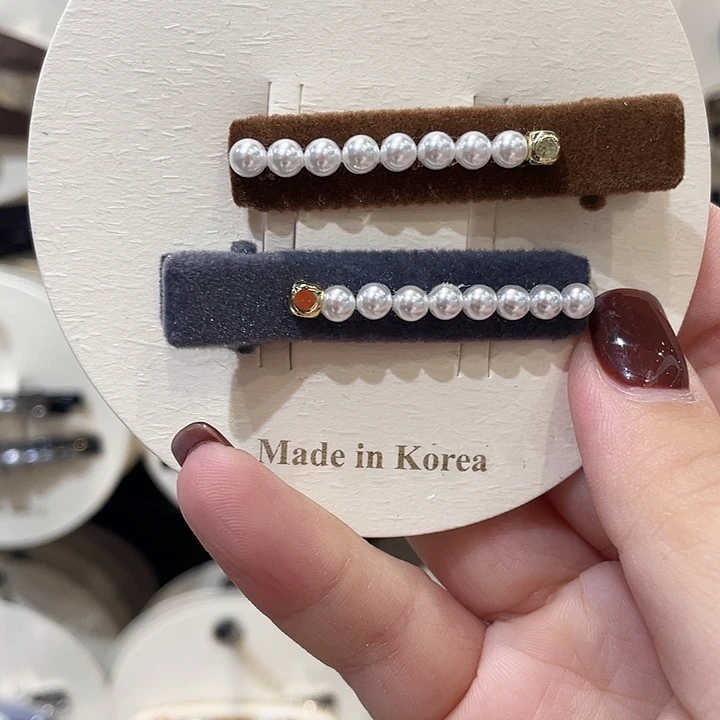 皮质铁合金拼色鸭嘴