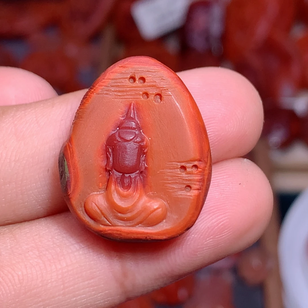 南红玛瑙未镶嵌南红无相佛
