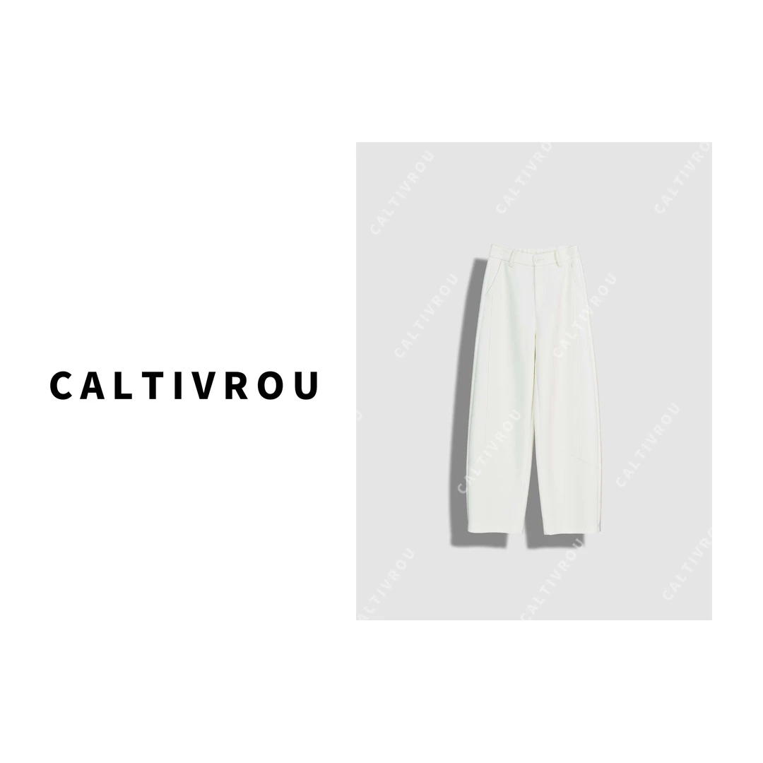 【菲儿】时尚重工显瘦百搭休闲裤-K19345