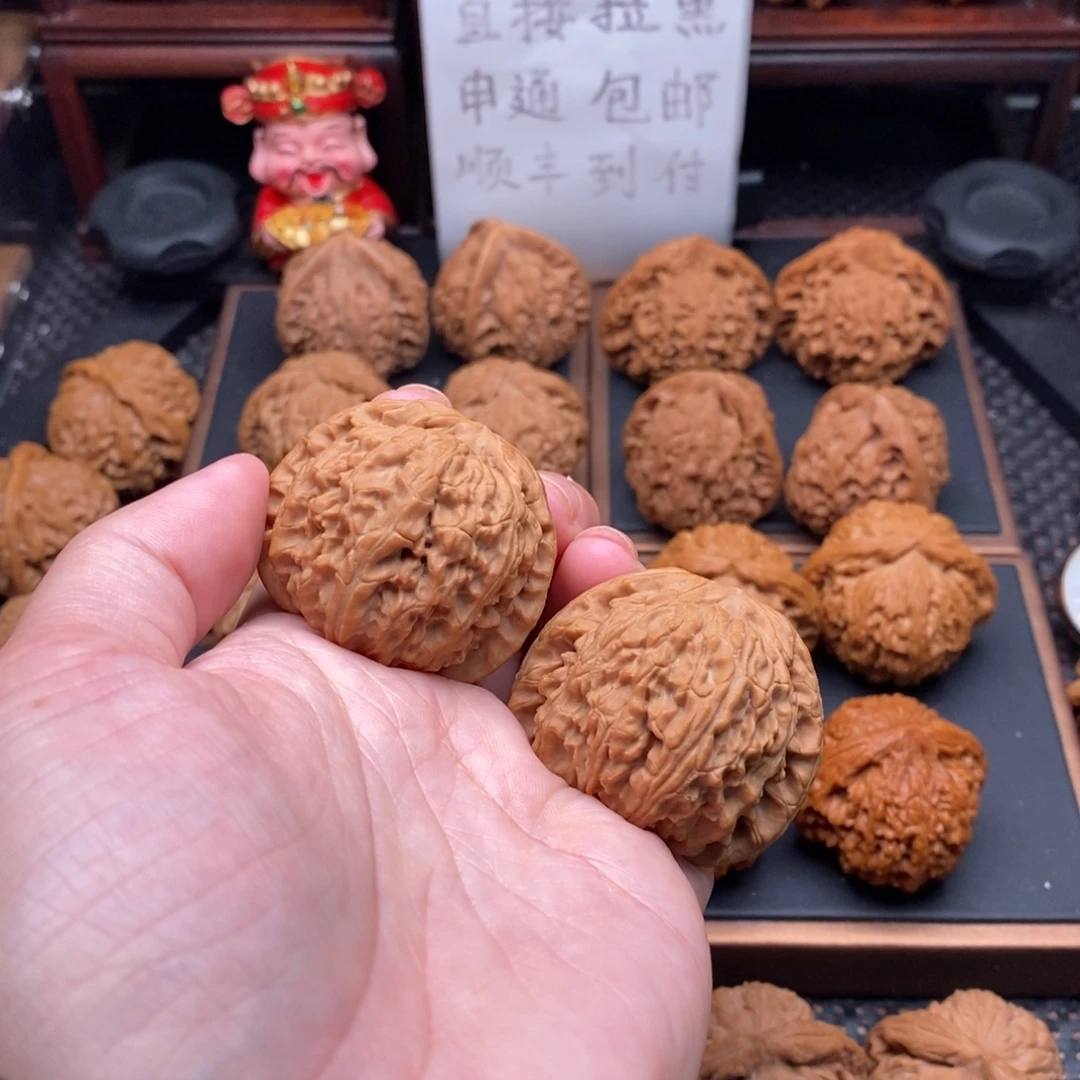 D***楊文玩核桃把件白狮子41