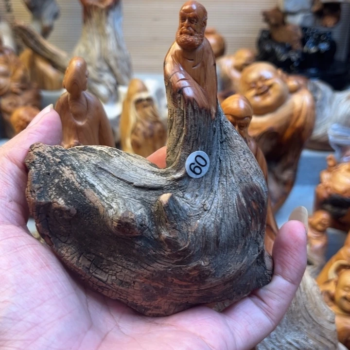 美***式柏木太行崖柏手工雕刻