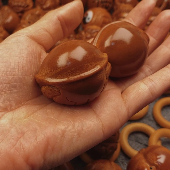 橄榄核手串/手链白**空元宝