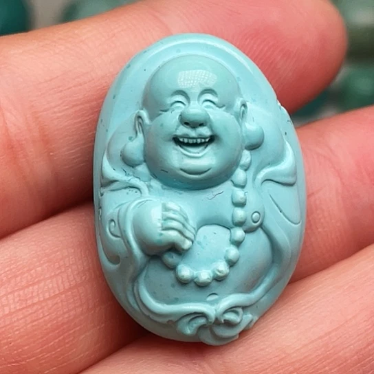 绿松石未镶嵌吊坠(不含链)