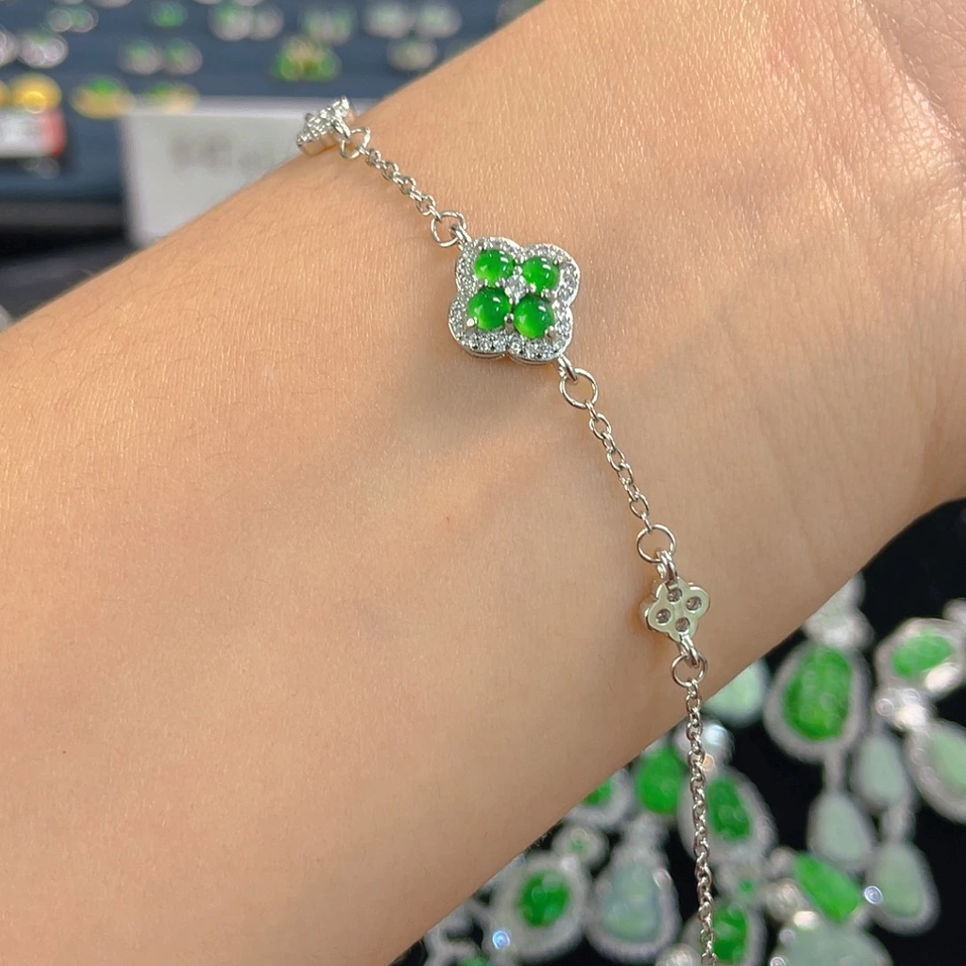 未镶嵌手链翡翠手链