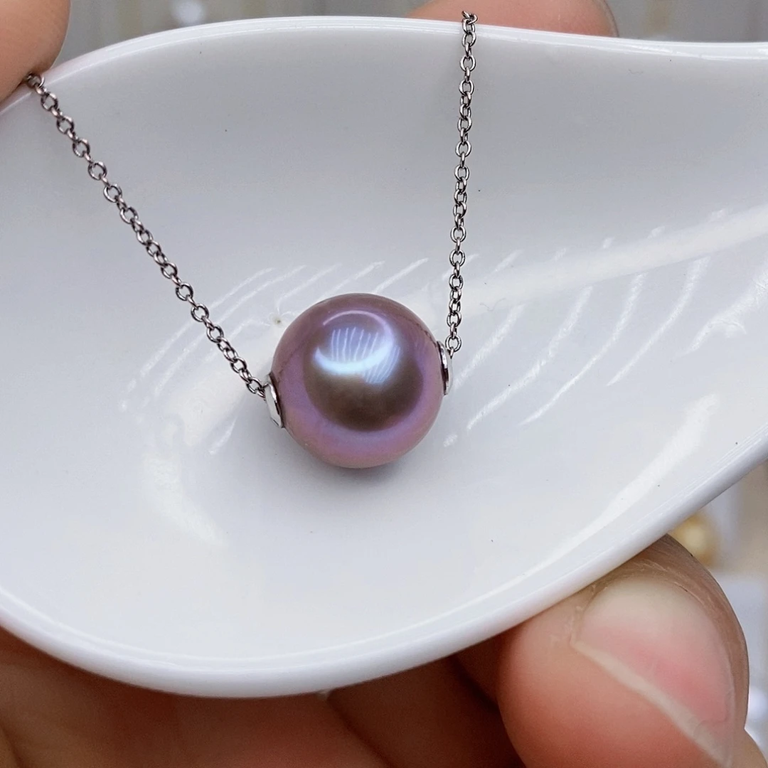 淡水珍珠颈饰银S925镶嵌