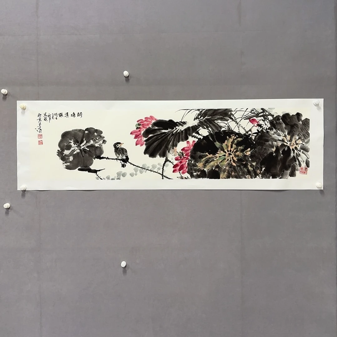 国画亲笔手绘放心去藏