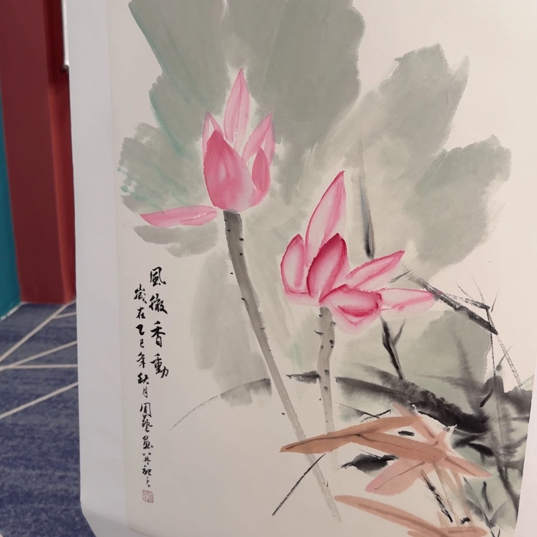 国画国画作品山水花鸟