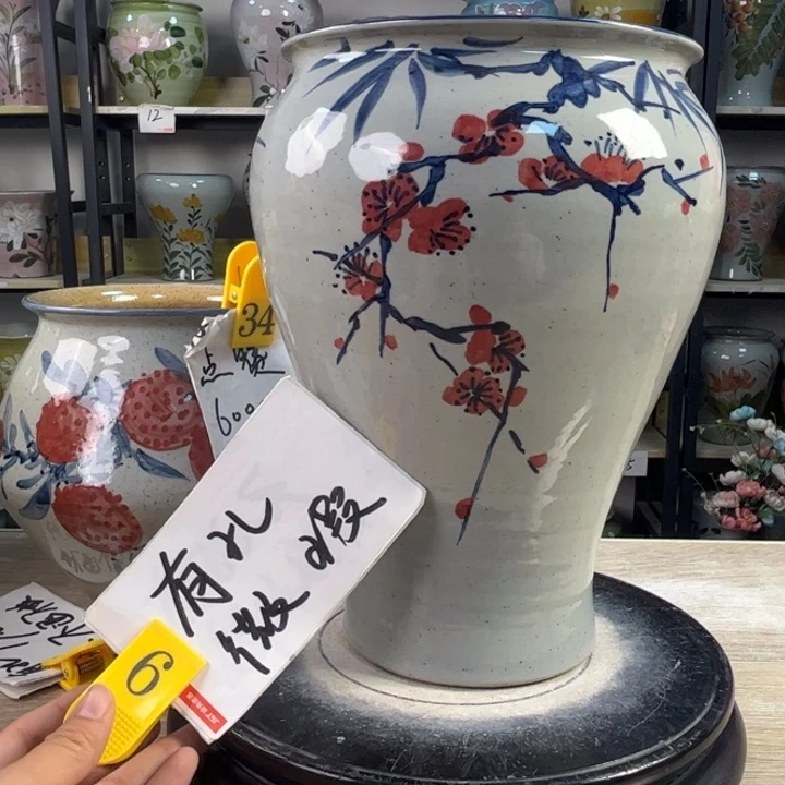 罐1tc景德镇陶瓷花盆