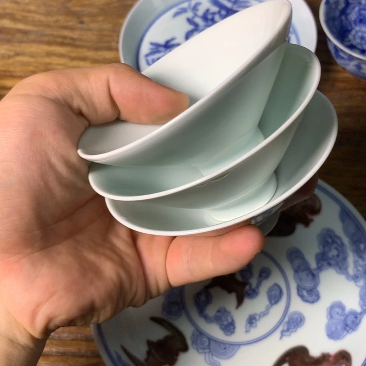 踩****景德镇陶瓷青花主人杯