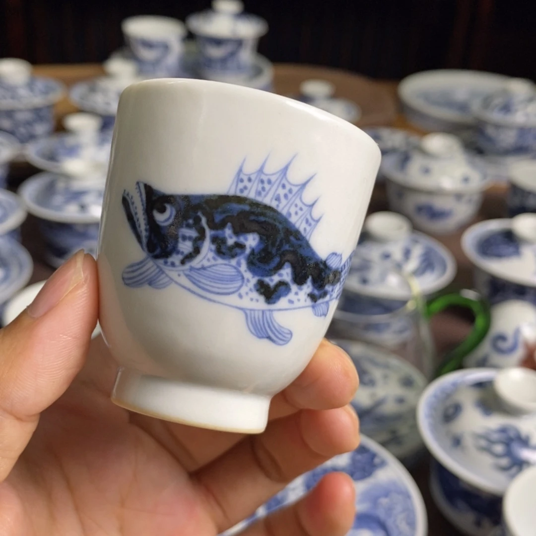 杯景德镇手工手绘陶瓷