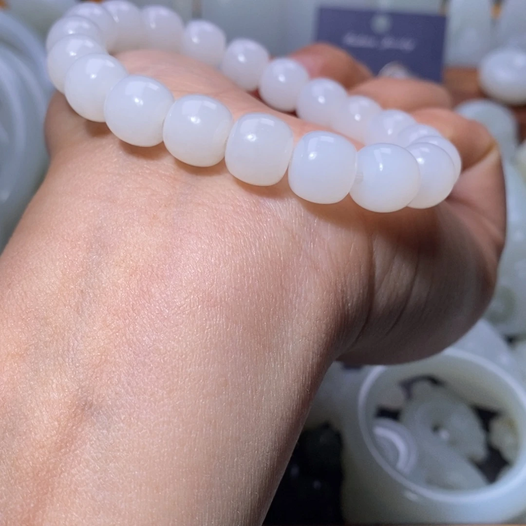 和田玉手链未镶嵌