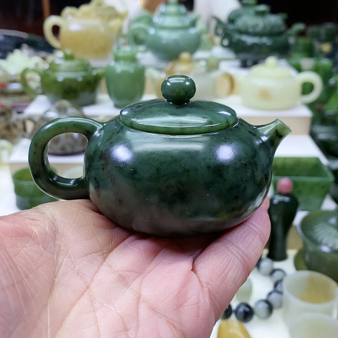 和田玉茶壶未镶嵌