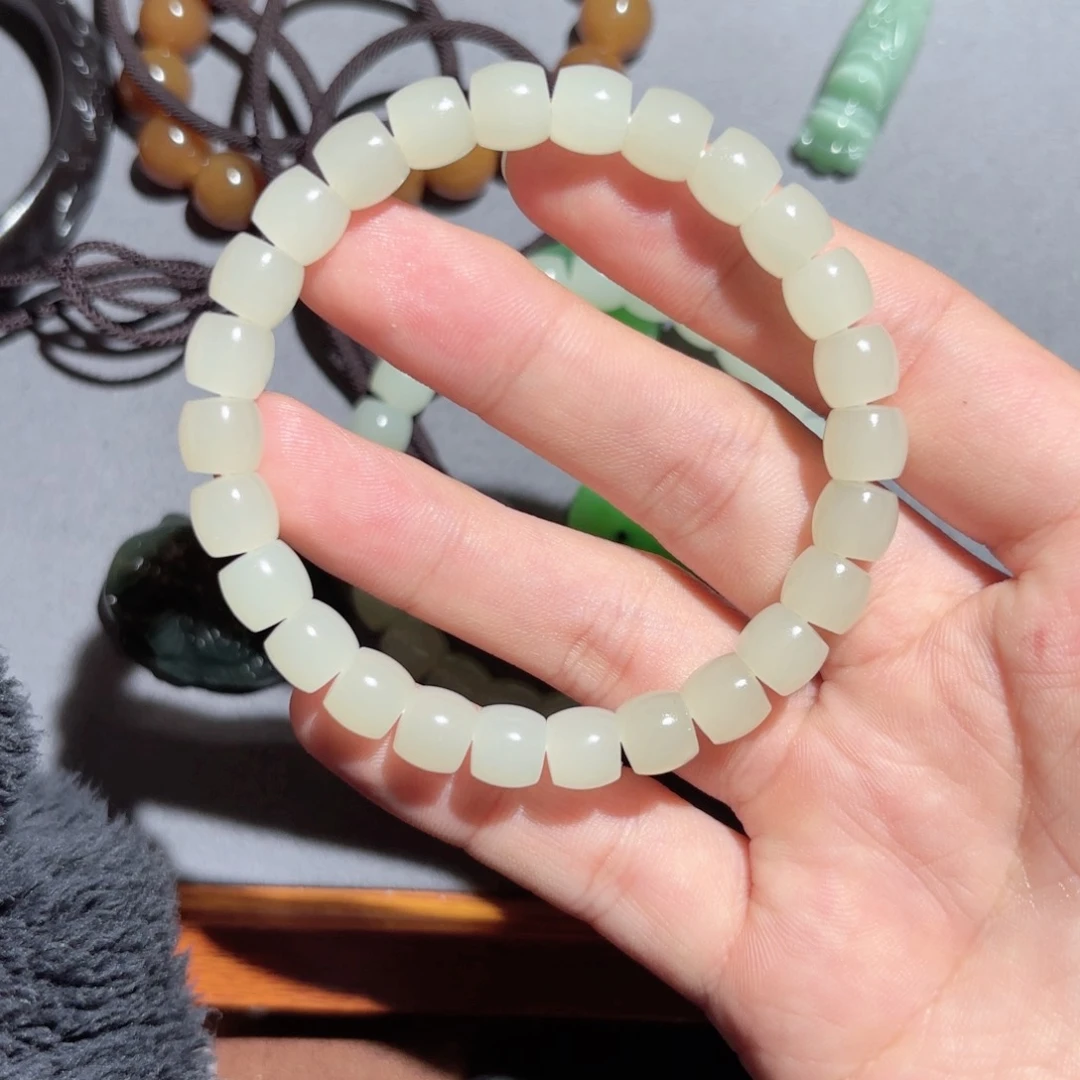 和田玉手链未镶嵌