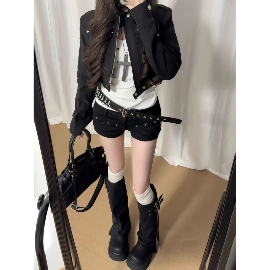 辣妹厚底增高裤管靴女2025秋冬新款不过膝长筒靴小个子显瘦时装靴