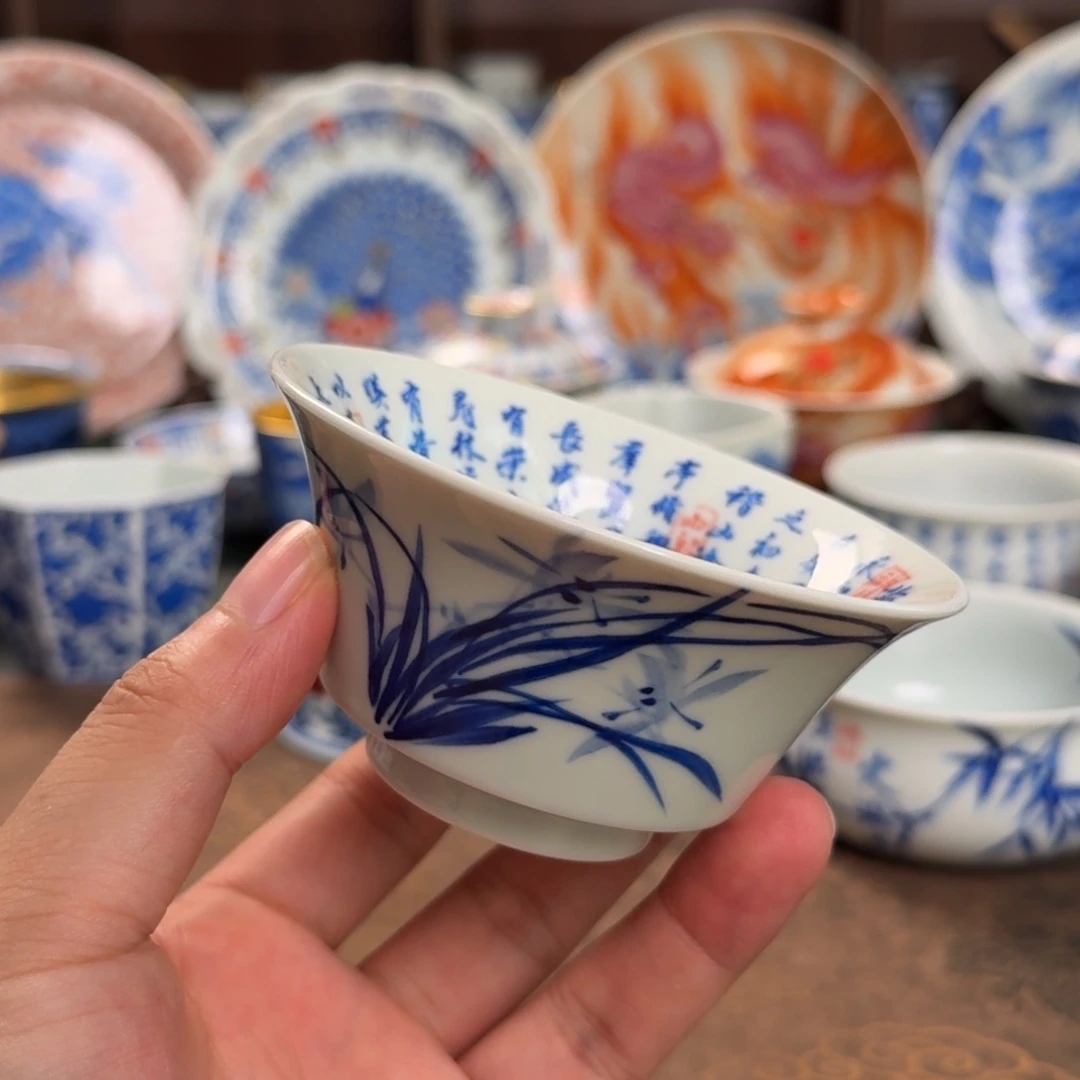 纯手工手绘陶瓷茶具