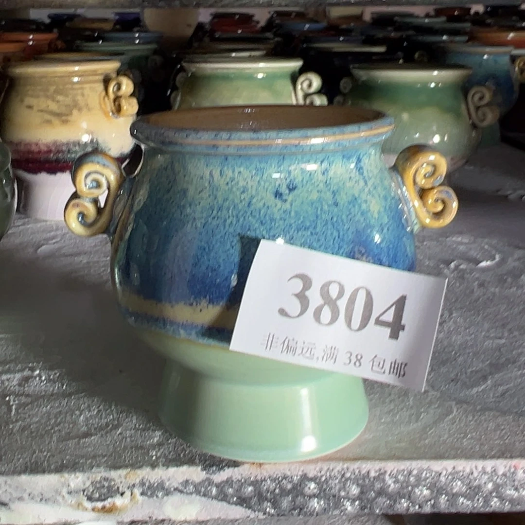 红陶景德镇手工花盆