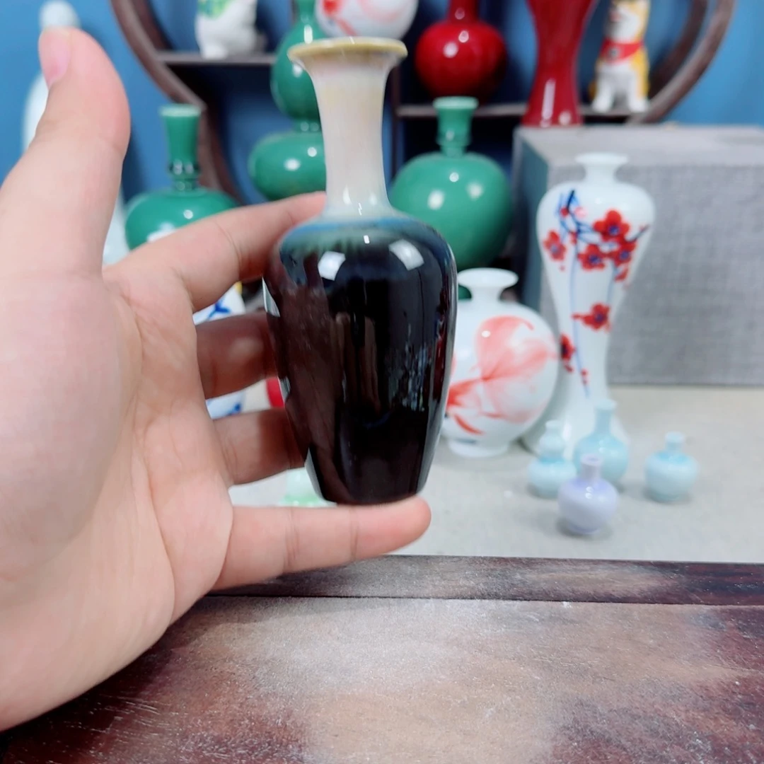 陶瓷手工小花器摆件