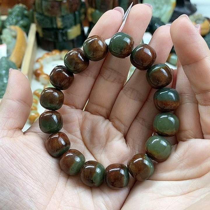 未镶嵌手链和田玉流**月